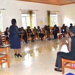 LAW- Uganda's Director Hon. Dora Byamukama facilitated a training camp on "Alternative leadership". More than 40 ladies from different districts attended to learn how to dissect governance issues using a gender lens.